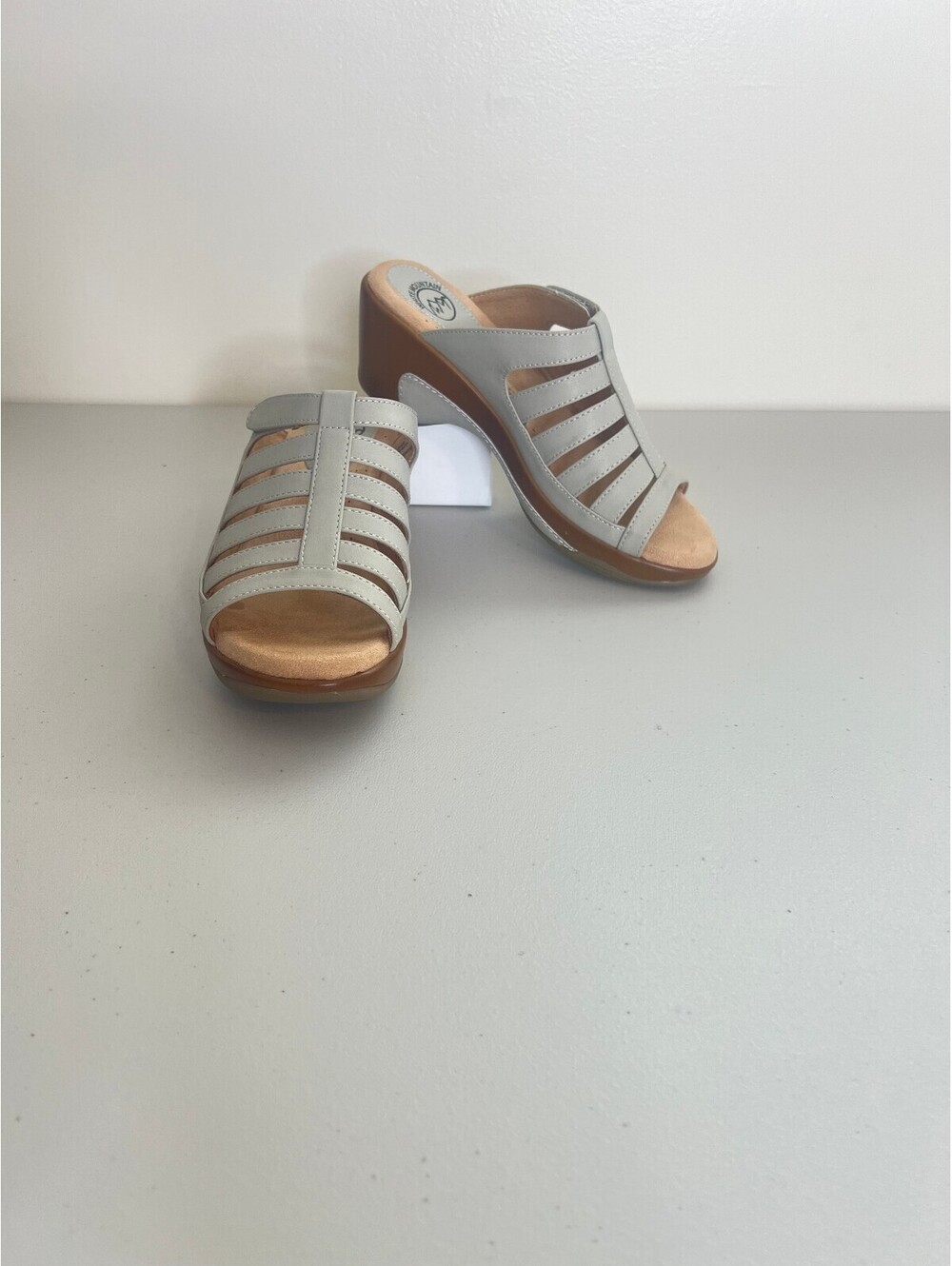White Mountain Womens Valencia Strappy Heeled Sandals